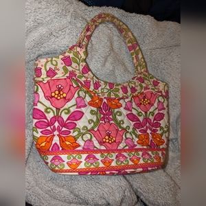 Vera Bradley Lilli Bell Daisy Purse Bag EUC